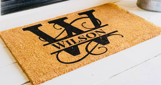 Customizable Coir Doormat – Personalized with Your Text or Design